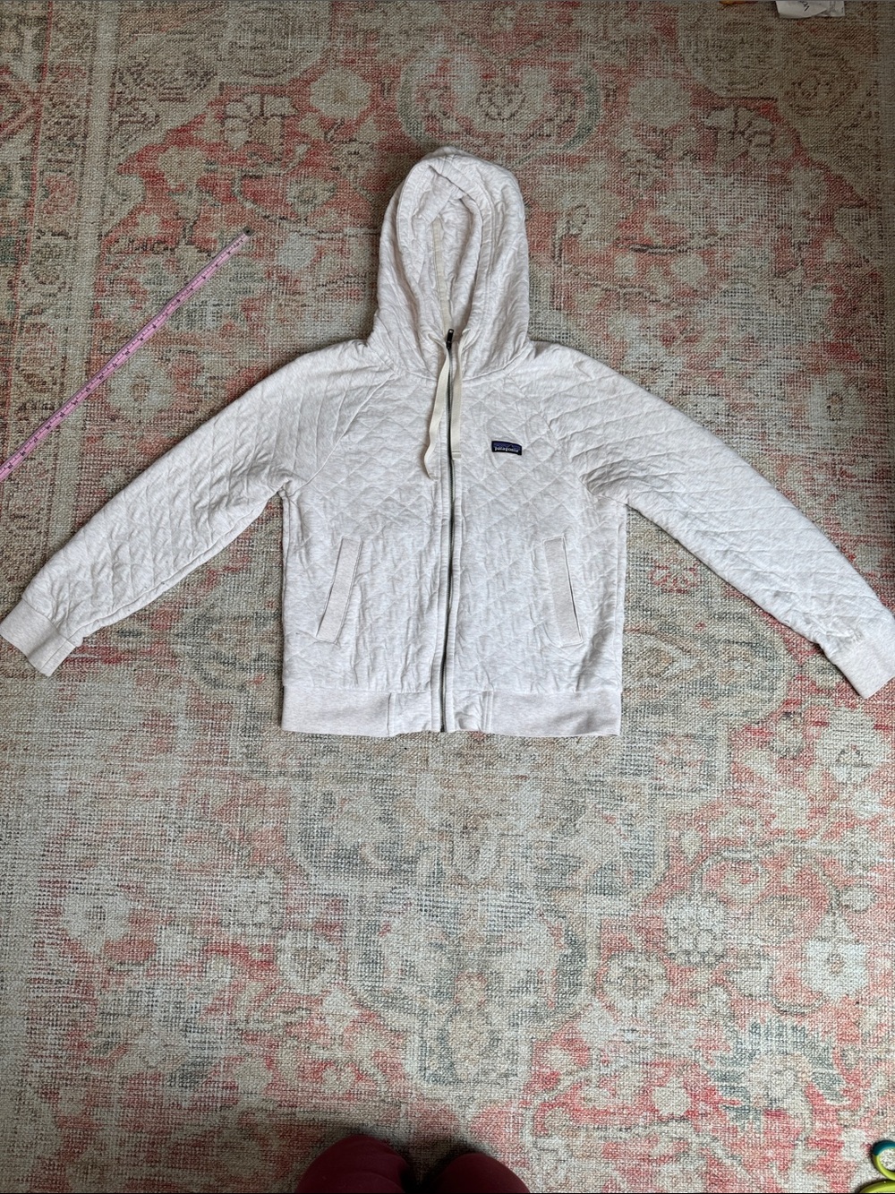 Patagonia quilted zip up - S